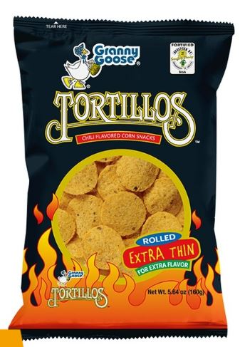 Granny Goose Tortillos Chilli