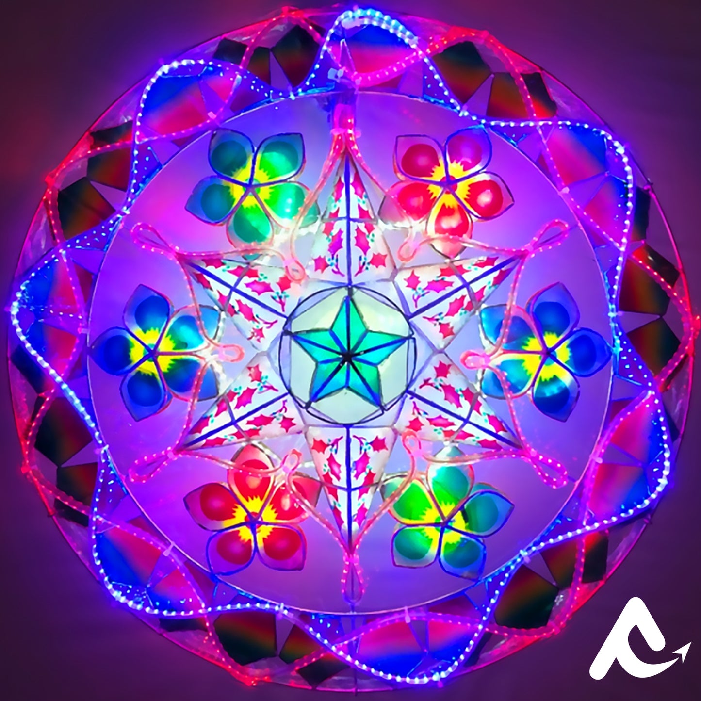 AVCL 009 SemiTala Led Christmas Lantern Parol Export Quality