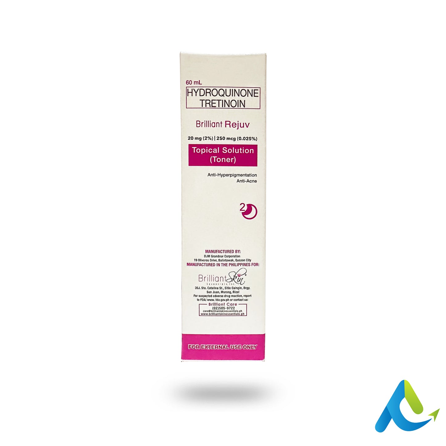 Brilliant Rejuv Topical Solution (Toner) 60ml