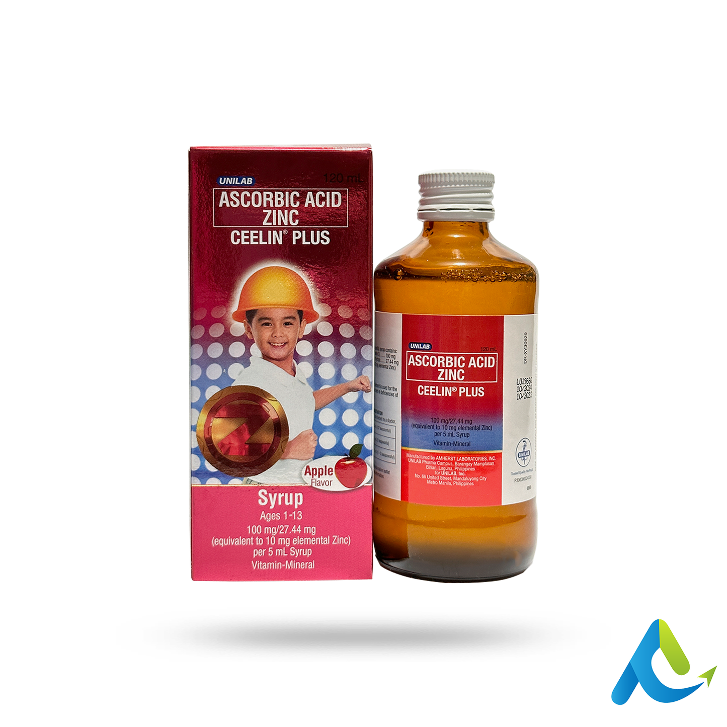 Ascorbic Acid Zinc Ceelin Plus for 1-3 years old 120ml