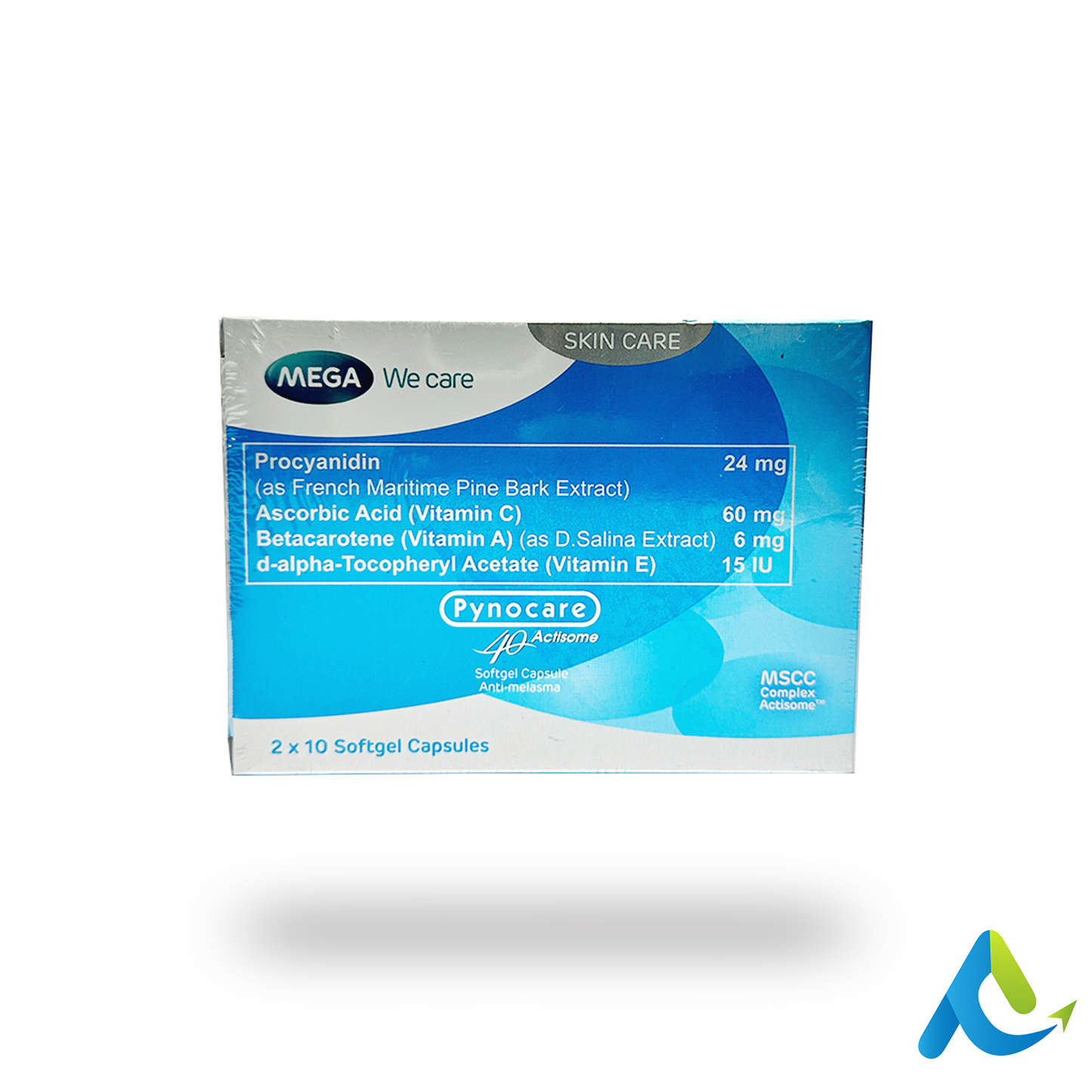 Mega Pynocare 20 capsules