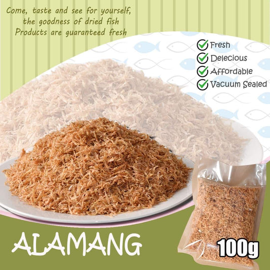 Dry Alamang Dried Fish w/ vacuum seal