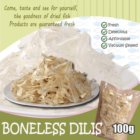 Boneless Dilis Dried Fish w/ vacuum seal