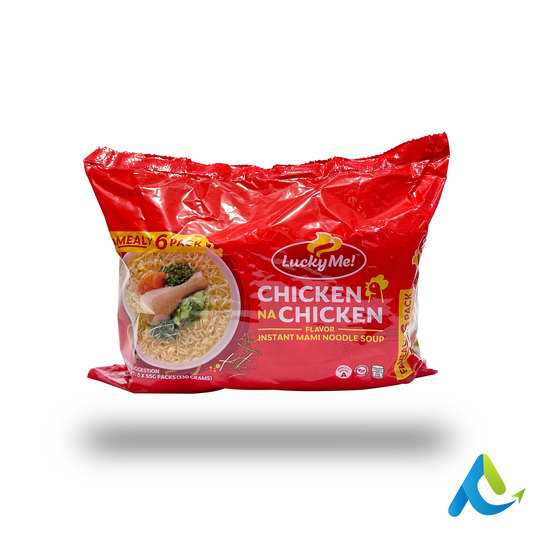 Lucky Me Chicken na Chicken Instant Noodles (6 pack)